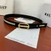 BALLY AAA+ belts Luxury Leather Belts Smooth Buckle Designer Belt width:3.4cm #B53960