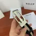 BALLY AAA+ belts Luxury Leather Belts Smooth Buckle Designer Belt width:3.4cm #B53960