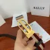 BALLY AAA+ belts Luxury Leather Belts Smooth Buckle Designer Belt width:3.4cm #B53960