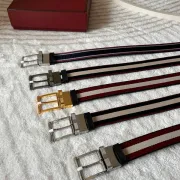BALLY AAA+ belts Luxury Leather Belts Smooth Buckle Designer Belt width:3.5cm #B53962