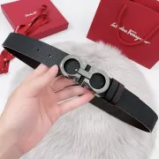 Ferragamo AAA+ Leather Belts Wide 3.5cm #B33373