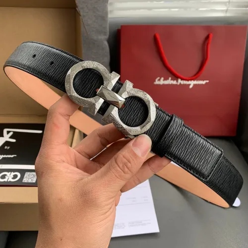 Ferragamo AAA+ Leather Belts Wide 3.5cm #B33374