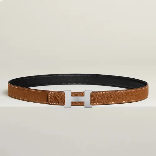 HERMES Women Belt Mini Constance belt buckle Reversible leather strap 24 mm #B49256
