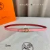 Luxury Design Fashion Original leather Epsom HERMES AAA+ Belts for woman Genuine packaging width:1.3cm #B53915