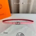 Luxury Design Fashion Original leather Epsom HERMES AAA+ Belts for woman Genuine packaging width:1.3cm #B53915