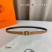 Luxury Design Fashion Original leather Epsom HERMES AAA+ Belts for woman Genuine packaging width:1.3cm #B53915