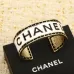 Chanel Black  White Enamel Bracelet Adjustable #A68703