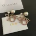 Dior Tribales Gradient Logo Earrings #B49970