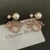 Dior Tribales Gradient Logo Earrings #B49970
