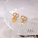 Dior Tribales Gradient Logo Earrings #B49972