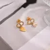 Dior Tribales Gradient Logo Earrings #B49972
