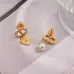 Dior Tribales Gradient Logo Earrings #B49972