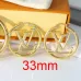 Louis Vuitton Louise Hoop Earrings 33mm/43mm #999931358