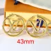 Louis Vuitton Louise Hoop Earrings 33mm/43mm #999931358