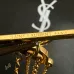 Saint Laurent Cassandre Multi Layer Logo Charm Gold Choker Necklace for Women #B65952