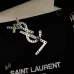 Saint Laurent YSL Logo Monogram Designer Brooch Pin #B65951