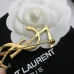 Saint Laurent YSL Logo Monogram Designer Brooch Pin #B65951