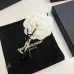 Saint Laurent YSL Logo Monogram Designer Brooch Pin #B65951
