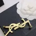Saint Laurent YSL Logo Monogram Designer Brooch Pin #B65951