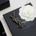 Saint Laurent YSL Logo Monogram Designer Brooch Pin #B65951