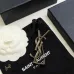 Saint Laurent YSL Logo Monogram Designer Brooch Pin #B65951