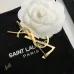 Saint Laurent YSL Logo Monogram Designer Brooch Pin #B65951