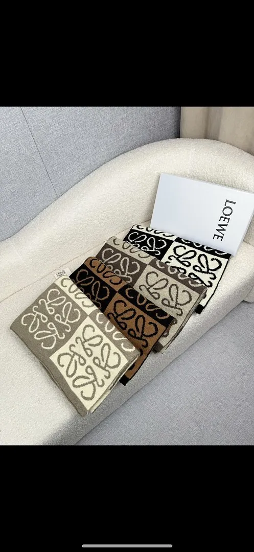 LOEWE Cashmere Knitwear Scarf #A68020