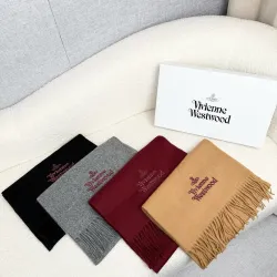 Branded Embroidered Scarf Comfortable Wool #A67907