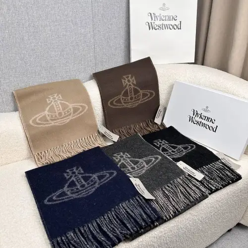 Branded Embroidered Scarf Comfortable Wool #A67908