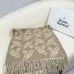Branded Embroidered Scarf Comfortable Wool #A67912