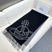 Branded Embroidered Scarf Comfortable Wool #A67914