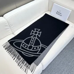 Branded Embroidered Scarf Comfortable Wool #A67914