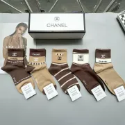 CHANEL socks Five pairs per box #B51460