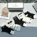 Women's Chanel Socks in Brown and Beige #B45570