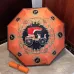 Hermes Three fold automatic folding umbrella #B34763