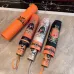 Hermes Three fold automatic folding umbrella #B34763