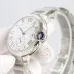Cartier Blue Balloon Men Watch 1:1 good Black leather strap #B65826