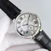 Cartier Blue Balloon Men Watch 1:1 good Black leather strap #B65826