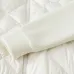 Burberry Diamond‑Quilt Hybrid Knit Sleeve Bomber Jacket, Black & White #A67884