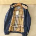 Burberry Men’s Hooded Full‑Zip Windbreaker Jacket, Olive, Navy & Black #A67893