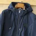 Burberry Men’s Hooded Full‑Zip Windbreaker Jacket, Olive, Navy & Black #A67893