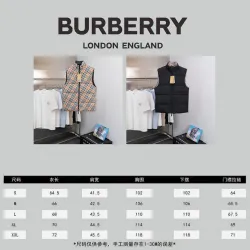 Burberry Reversible Check Stand‑collar Down Vest #A68482