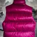 Canada Goose Black logo Cypress Puffer Series Fitted Solid Color Glossy High Neck Sleeveless Windproof Down Jacket #B57831