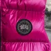 Canada Goose Black logo Cypress Puffer Series Fitted Solid Color Glossy High Neck Sleeveless Windproof Down Jacket #B57831