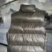Canada Goose Black logo Cypress Puffer Series Fitted Solid Color Glossy High Neck Sleeveless Windproof Down Jacket #B57835