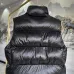 Canada Goose Black logo Cypress Puffer Series Fitted Solid Color Glossy High Neck Sleeveless Windproof Down Jacket #B57836