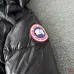 Canada Goose Hooded Down Jacket, White Red Navy Black #A68957