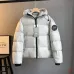 Canada Goose Hooded Down Jacket, White Red Navy Black #A68957