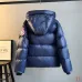 Canada Goose Hooded Down Jacket, White Red Navy Black #A68957