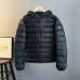 Canada Goose Lightweight Hooded Down Puffer Jacket, Navy Black White #A68967